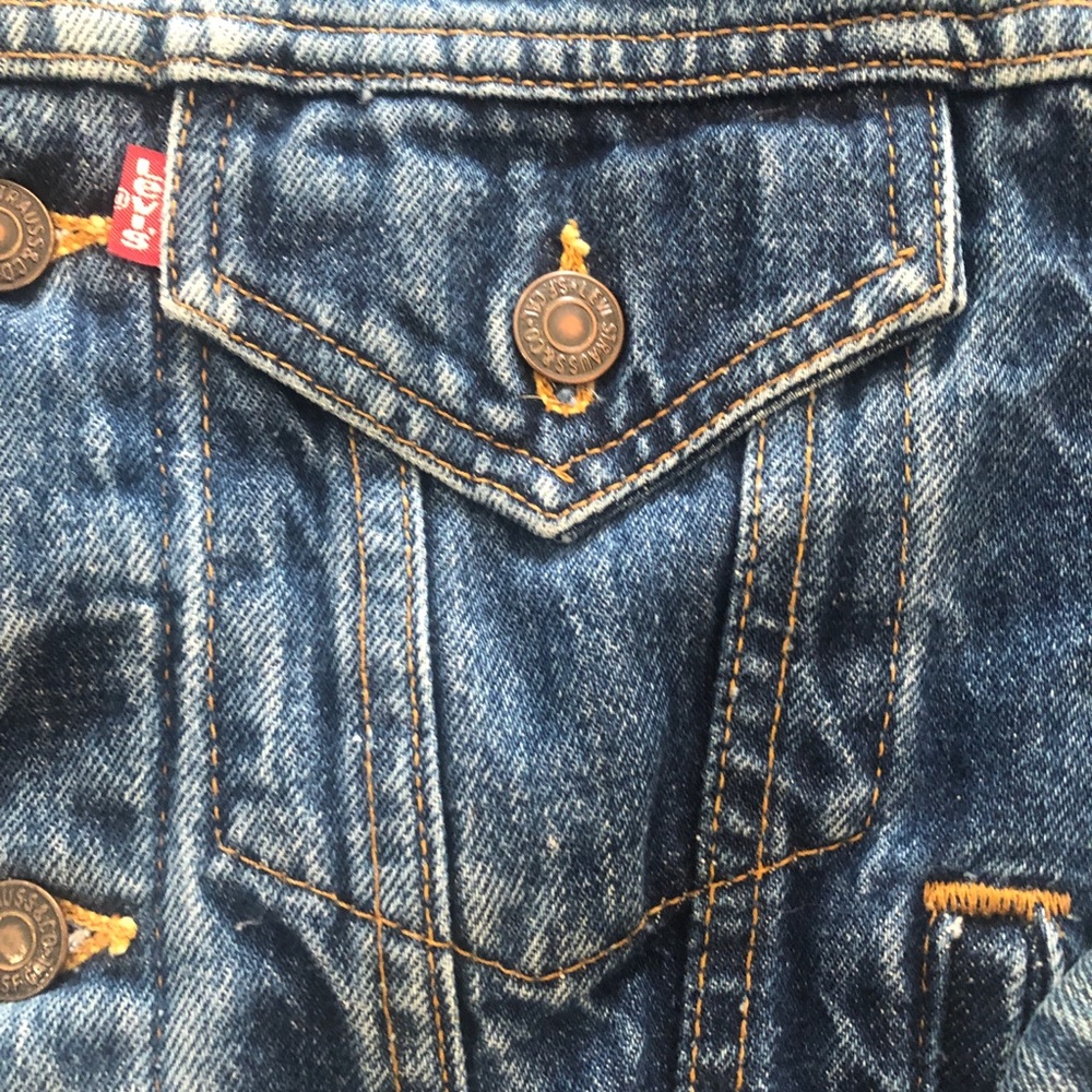 LEVI’S VTG Trucker Denim Jean Jacket 57508-1109 - Picture 6 of 15